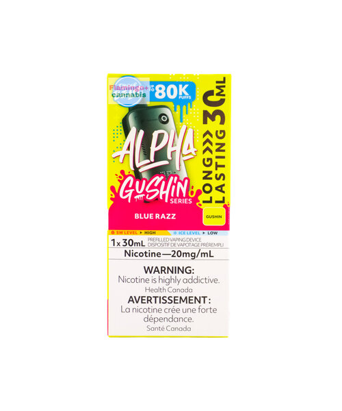 Flavour Beast ALPHA 80k Puff Rechargeable Disposable MB GUSHIN Blue Razz