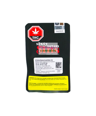 SIXTY SEVEN SINS Sixty Seven Sins AR Cured Resin Rotating Strain Cartridge 1G