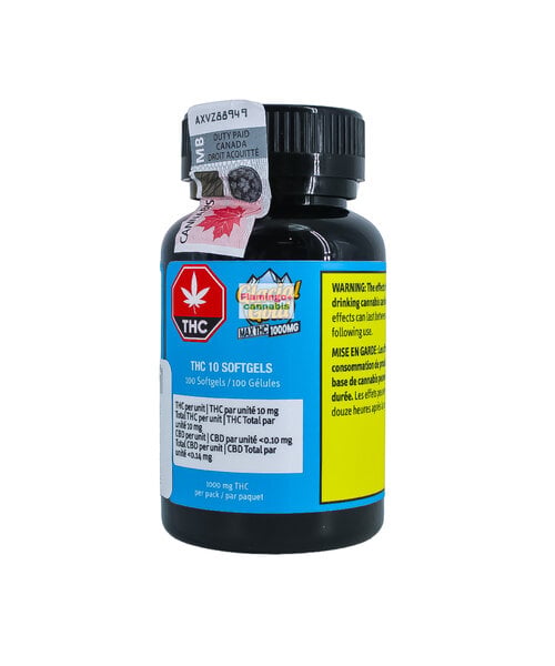 Glacial Gold THC Soft Gel 10MGx100