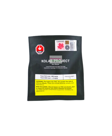 Kolab Kolab Project Sour Mango Indica  Liquid Diamonds Cartridge 1G