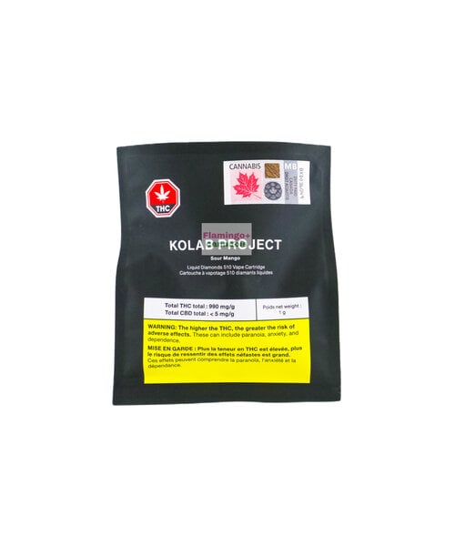 Kolab Project Sour Mango Indica  Liquid Diamonds Cartridge 1G