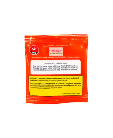 WYLD Wyld Blood Orange  CBC + THC Gummy 1X10MG