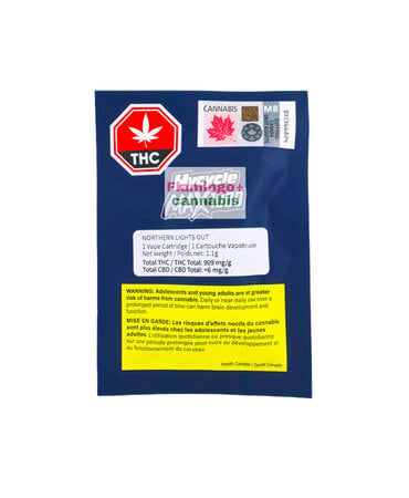 Hycycle Max 1000 Hycycle Max 1000 Northern Lights Out Indica Cartridge 1.1G