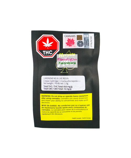 Hycycle Ace Limonene No. 9 Sativa Live Resin Cartridge 1.1G