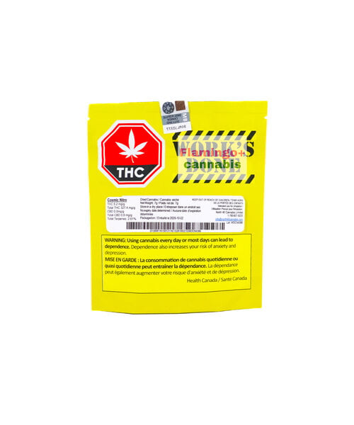 Works Done Cosmic Nitro Indica  Flower 7G