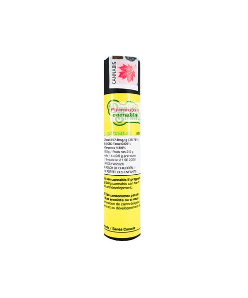 Doobie Snacks Yellow Watermelon Terp Infused Hybrid Pre-Rolls 4X0.5G
