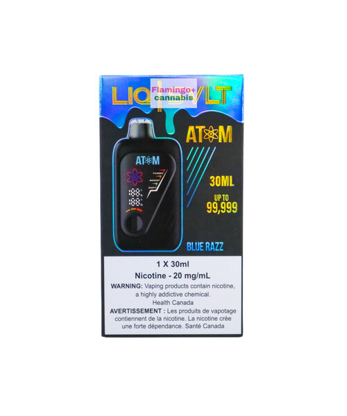 LIQ | SVLT ATOM 99k Puff Rechargeable Disposable MB Blue Razz
