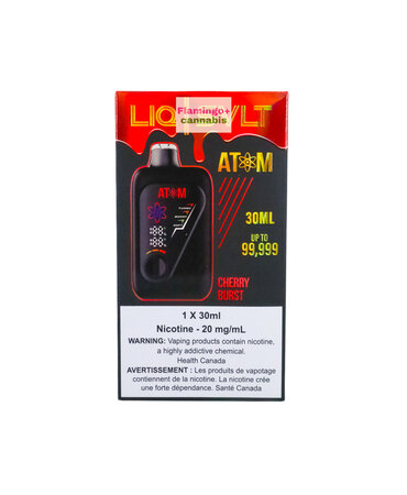LIQ | SVLT LIQ | SVLT ATOM 99k Puff Rechargeable Disposable MB Cherry Burst