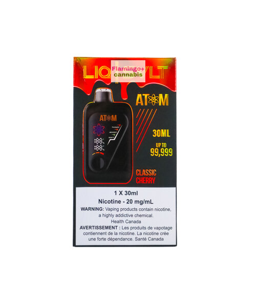 LIQ | SVLT ATOM 99k Puff Rechargeable Disposable MB Classic Cherry
