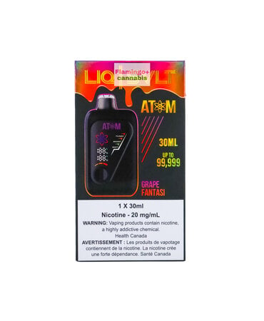 LIQ | SVLT LIQ | SVLT ATOM 99k Puff Rechargeable Disposable MB Grape Fantasi