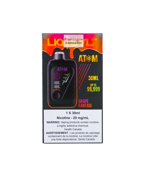 LIQ | SVLT ATOM 99k Puff Rechargeable Disposable MB Grape Fantasi