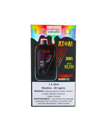 LIQ | SVLT LIQ | SVLT ATOM 99k Puff Rechargeable Disposable MB Strawberry Mango Ice