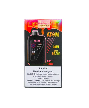 LIQ | SVLT LIQ | SVLT ATOM 99k Puff Rechargeable Disposable MB Triple Peach
