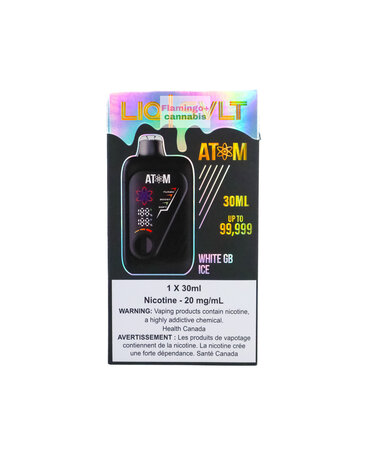 LIQ | SVLT LIQ | SVLT ATOM 99k Puff Rechargeable Disposable MB White GB Ice