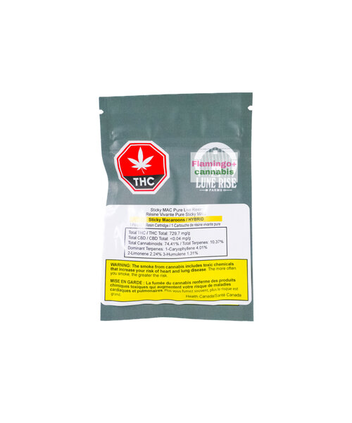 Lune Rise Farms Sticky Mac Hybrid Live Resin Cartridge 1G