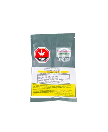 lune Rise Farms Lune Rise Farms Glto 33 Indica Live Resin Cartridge 1G