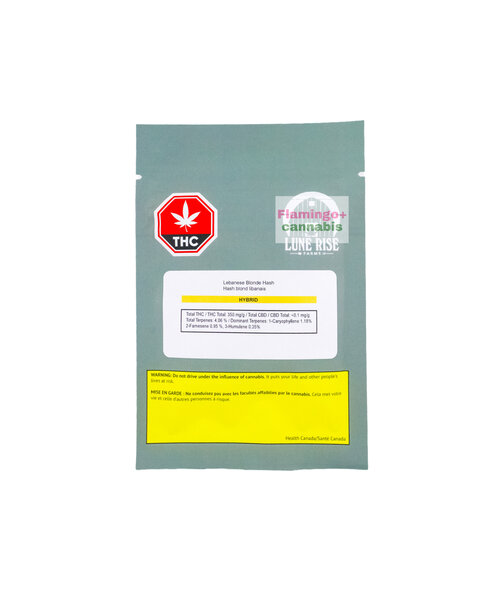 Lune Rise Farms Lebanese Blonde Hash 2G