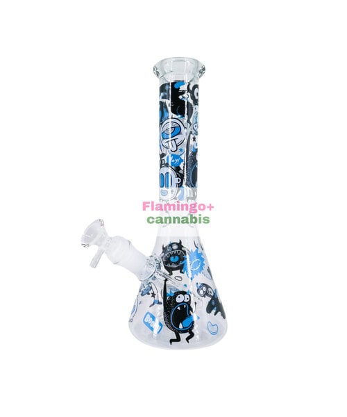WCG 10" Faces Beaker Bong *LIMITED EDITION*