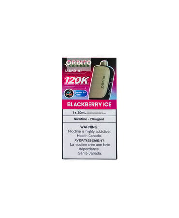 ORBITO ORBITO Lumo AI 120k Puff Rechargeable Disposable MB BlackBerry Ice