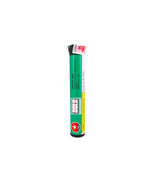 Bold Winter Mint Diamond Infused Indica Blunt 1X1G