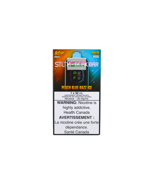 STLTH X GEEK BAR 80k Puff Rechargeable Disposable MB Peach Blue Razz Ice