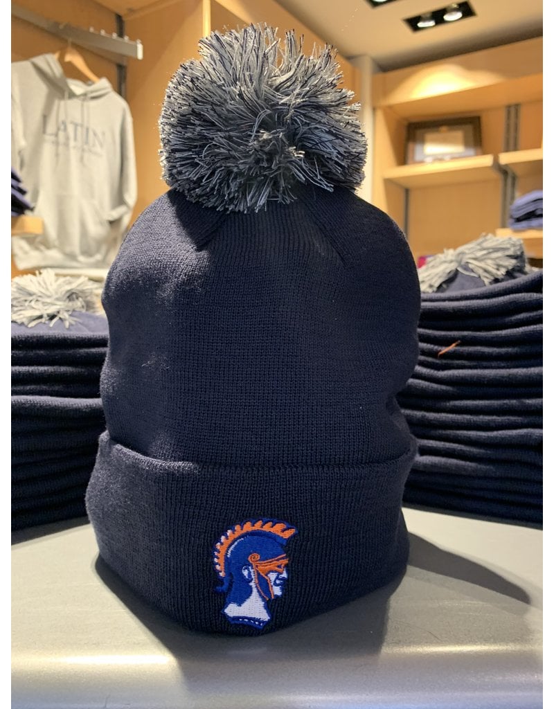 Winter Hat Pom Navy