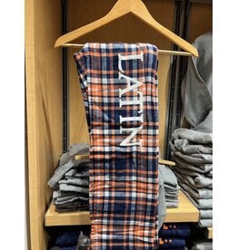 Pennant Flannel Pants Orange/Blue Youth