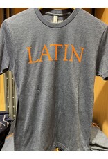 T-Shirt SS Heather Navy LATIN Orange