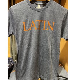 T-Shirt SS Hthr Navy LATIN