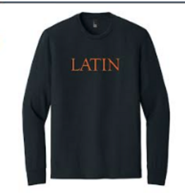 Long-Sleeve T-Shirt Navy LATIN