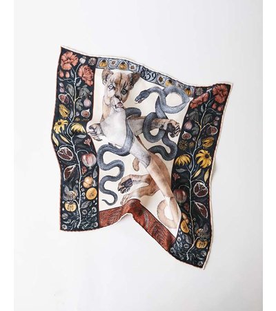 Sabina Savage COUGAR AND SERPENT SCARF