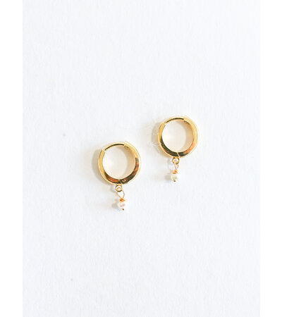 Gjenmi Drop Earring Pearl Single