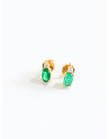 Gjenmi Morning Dew Earring Emerald Pair
