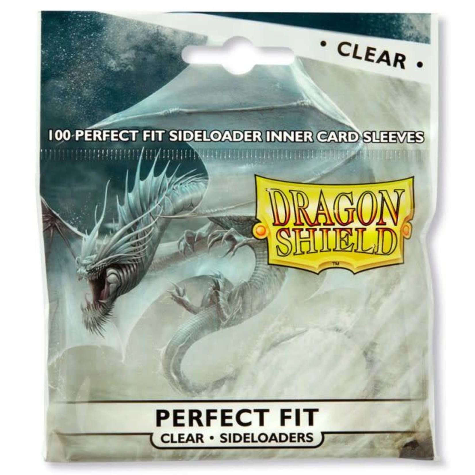 Arcane Tinman Dragon Shield: Perfect Fit Cards Sleeves - Side-load Clear (100)