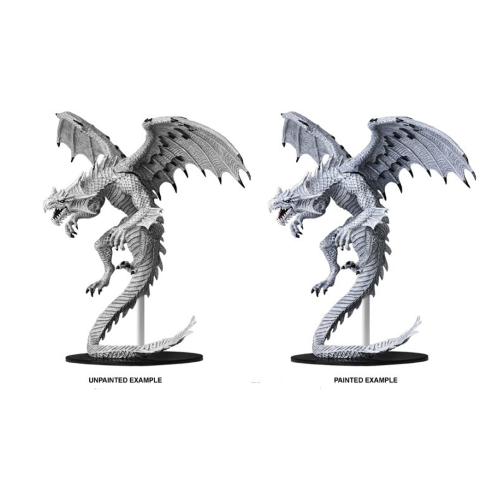 WizKids Pathfinder Battles Deep Cuts Unpainted Miniatures: Gargantuan White Dragon (W6)