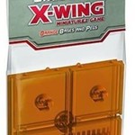 Fantasy Flight Games Star Wars: X-Wing 1st Edition - Orange Bases and Pegs