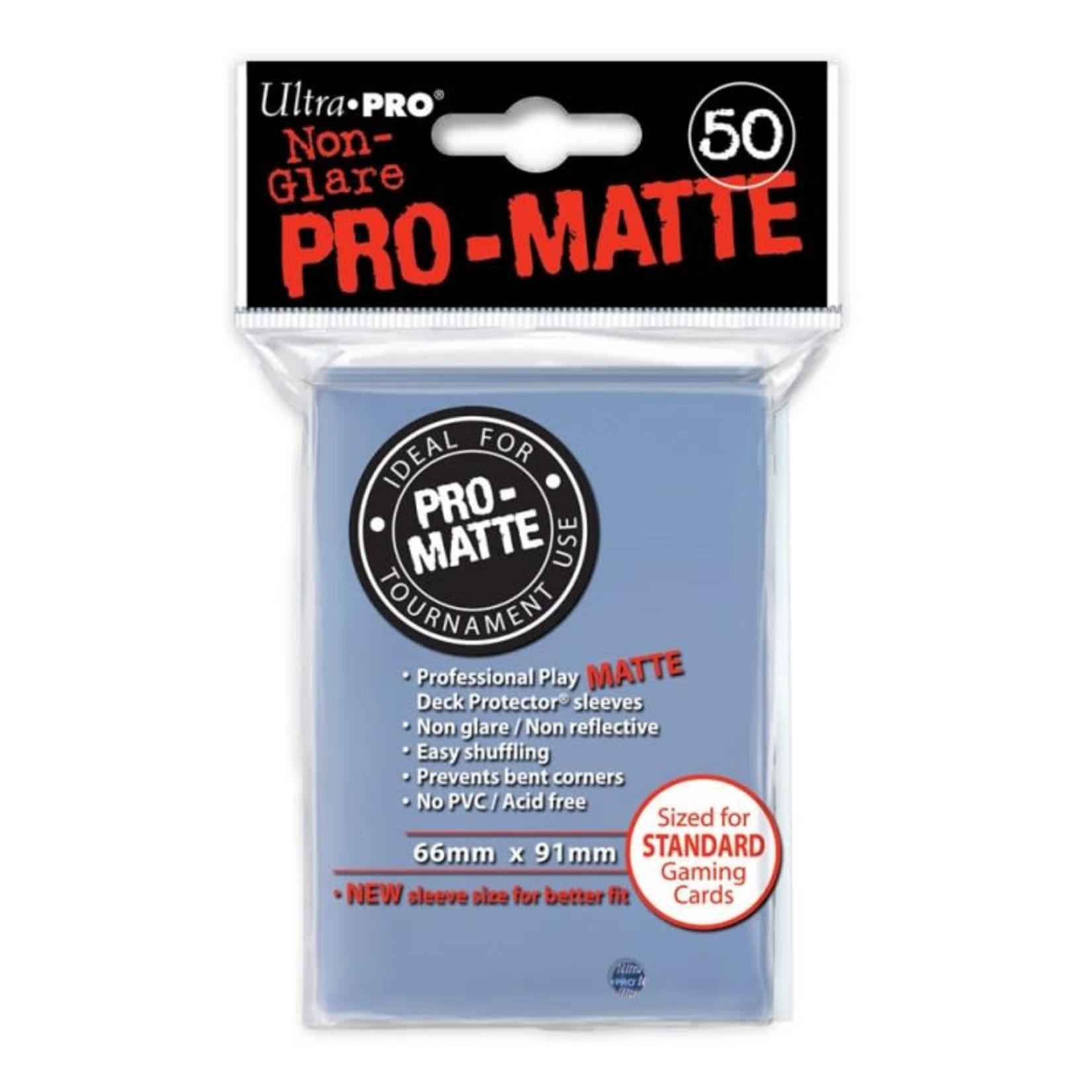 Ultra Pro Pro-Matte Standard Deck Protector Pack: Clear (50)