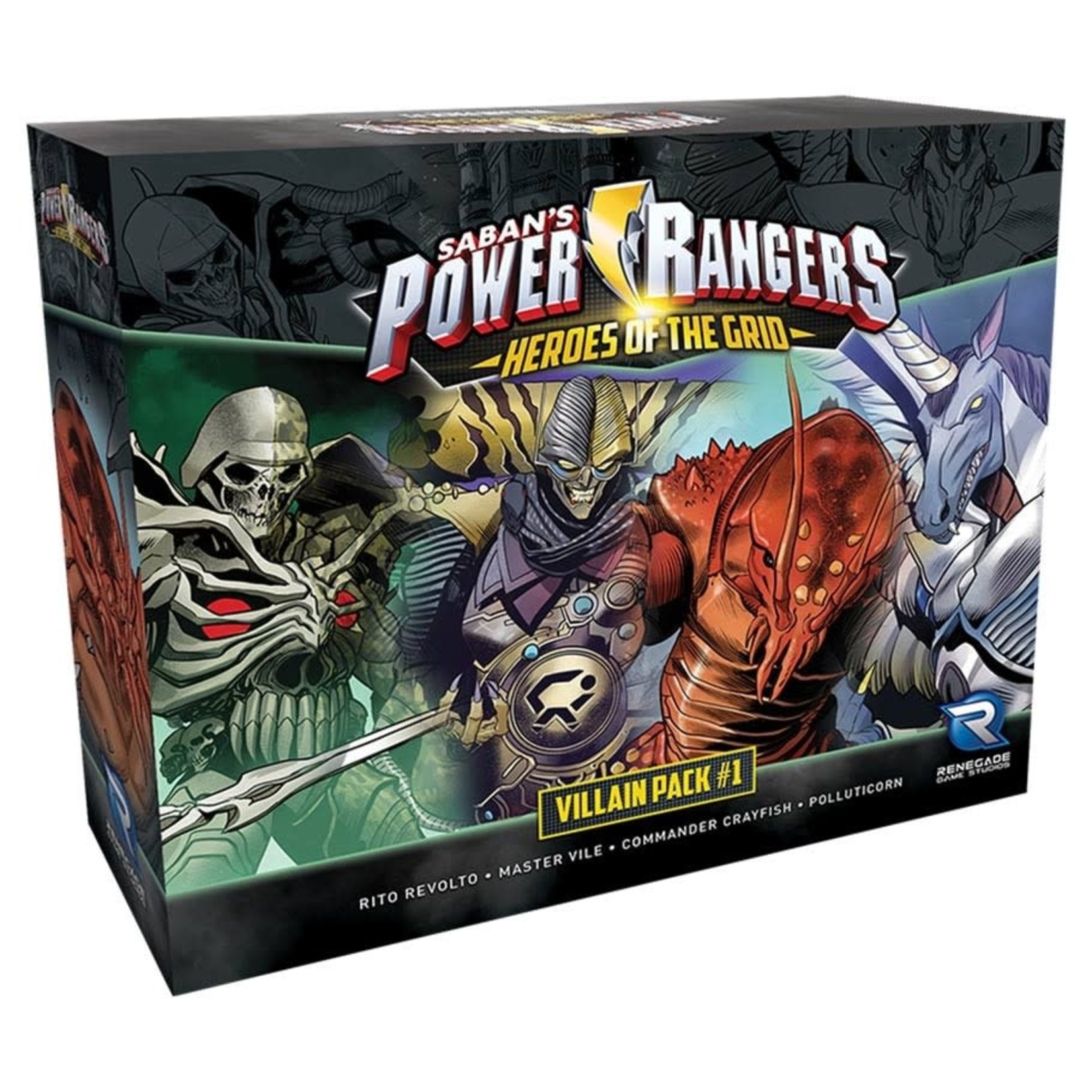 Renegade Power Rangers: Heroes of the Grid - Villain Pack #1
