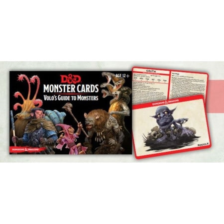 Dungeons and Dragons 5th Edition: Monster Cards - Volo's Guide to