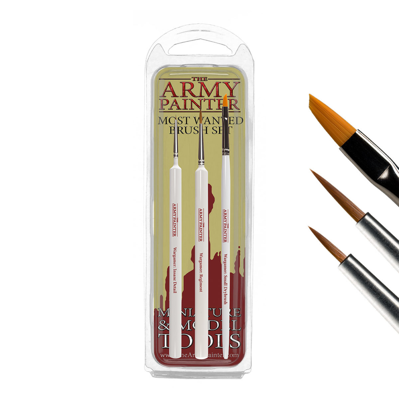 The Army Painter The Army Painter:  Wargamers Most Wanted Brush Set