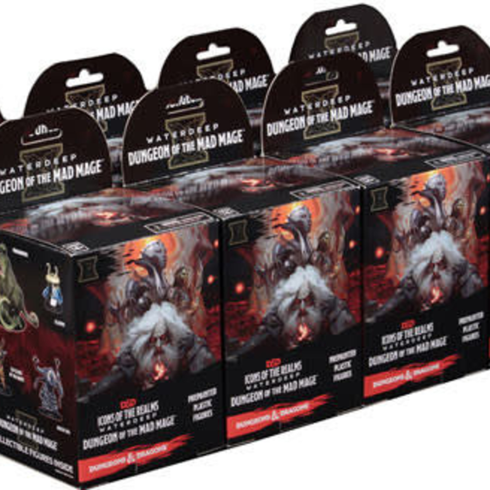 WizKids Dungeons and Dragons 5th Edition: Mad Mage Miniatures Booster Brick (8)