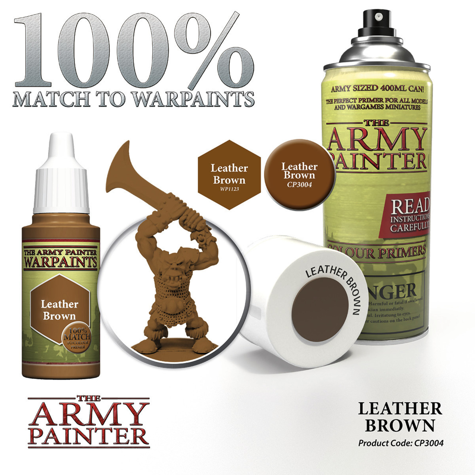 The Army Painter Colour Primer: Leather Brown