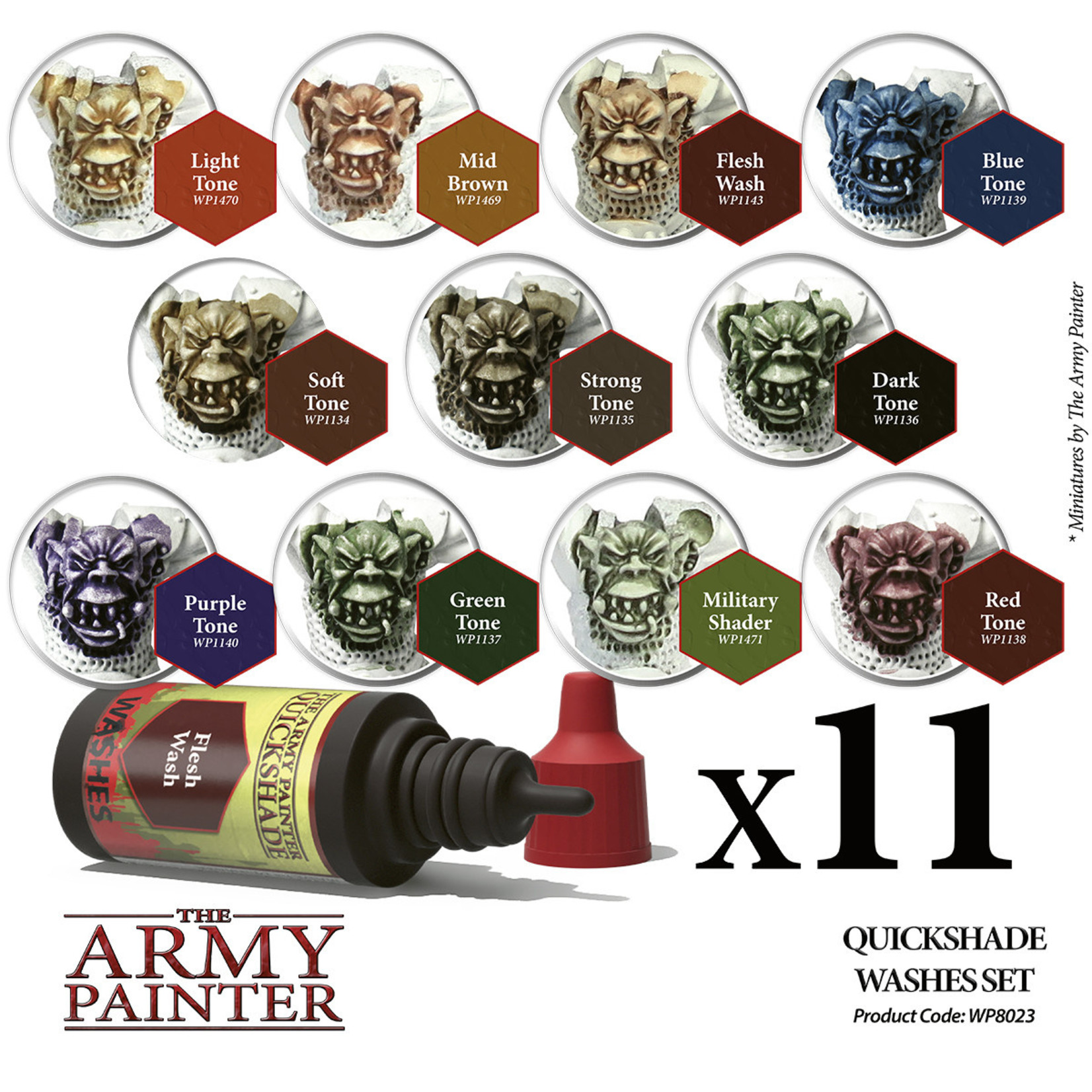 The Army Painter The Army Painter: Warpaints Quickshade Washes Set