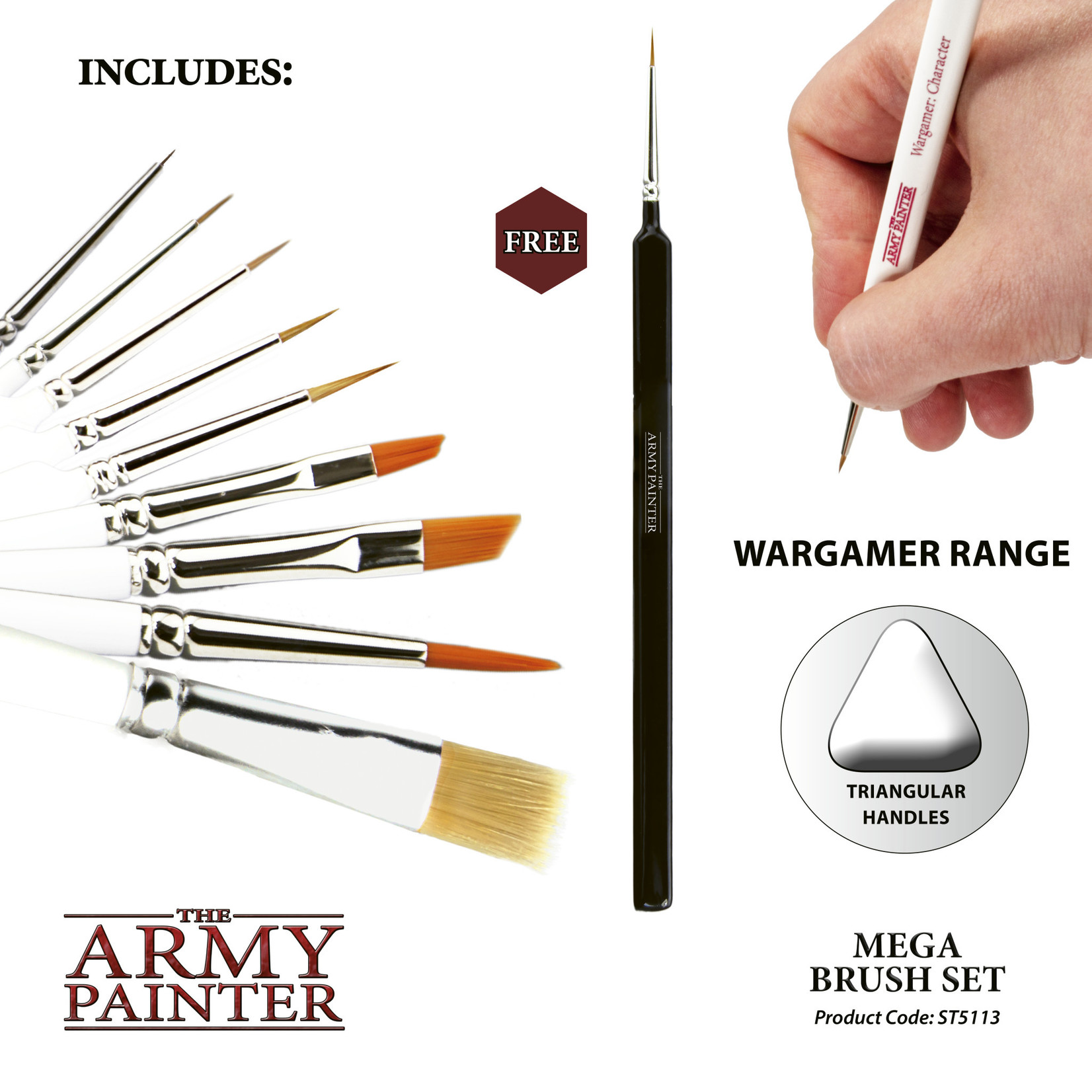 The Army Painter Hobby Starter: Mega Brush Set