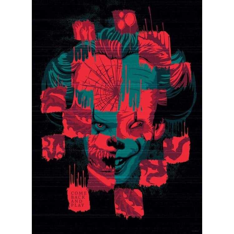 The Op Puzzle It Chapter Two Faces Of Pennywise 1000pc Puzzle Fair Game