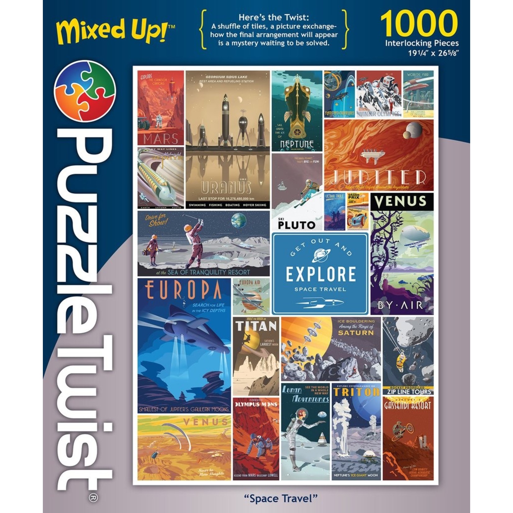 Puzzle Twist Puzzle Twist - 1000 Piece Puzzle: Space Travel