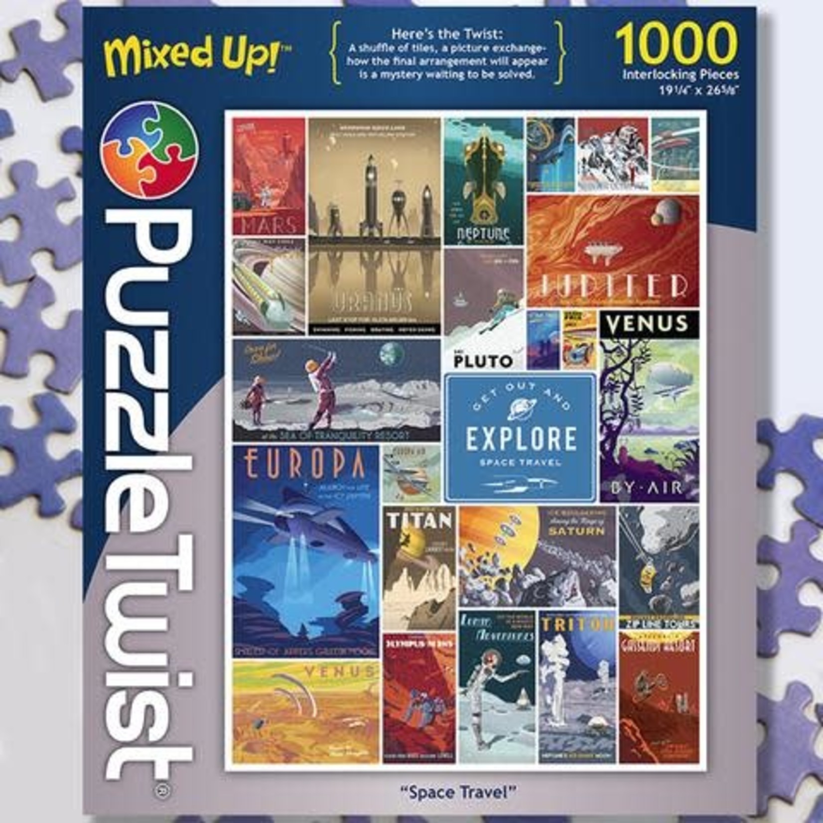 Puzzle Twist Puzzle Twist - 1000 Piece Puzzle: Space Travel