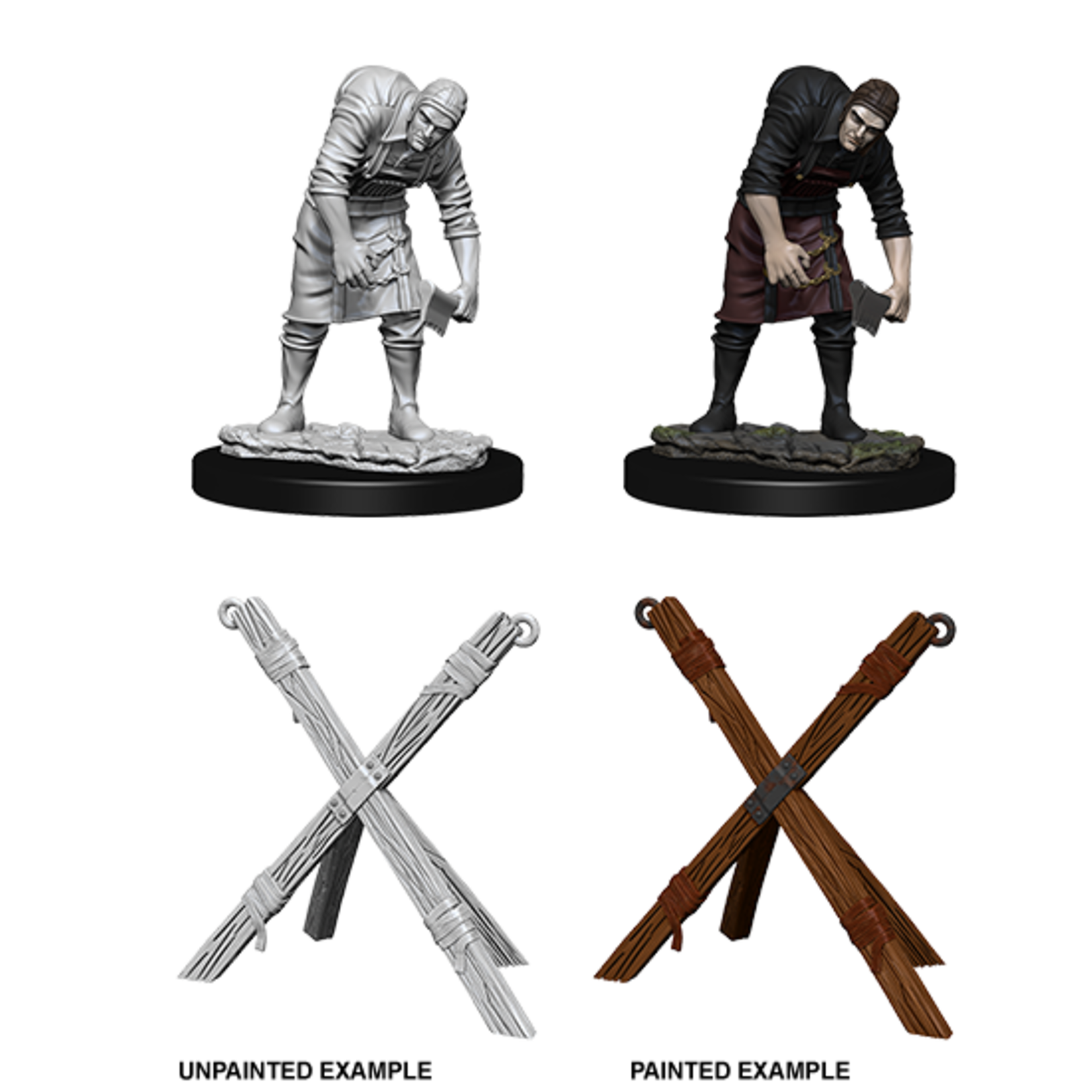 WizKids WizKids Deep Cuts Unpainted Miniatures: Assistant & Torture Cross (W6)