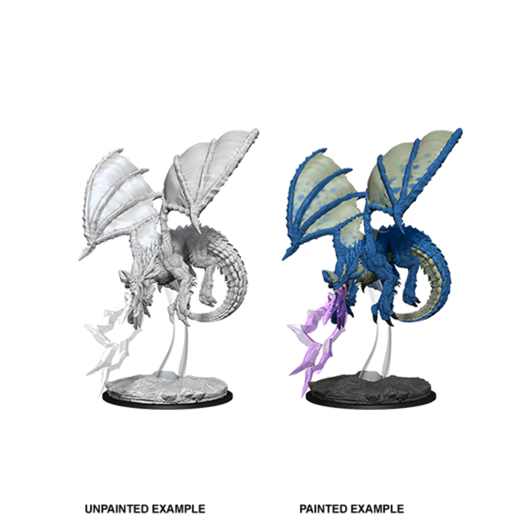 WizKids Dungeons & Dragons Nolzur`s Marvelous Unpainted Miniatures: W08 Young Blue Dragon