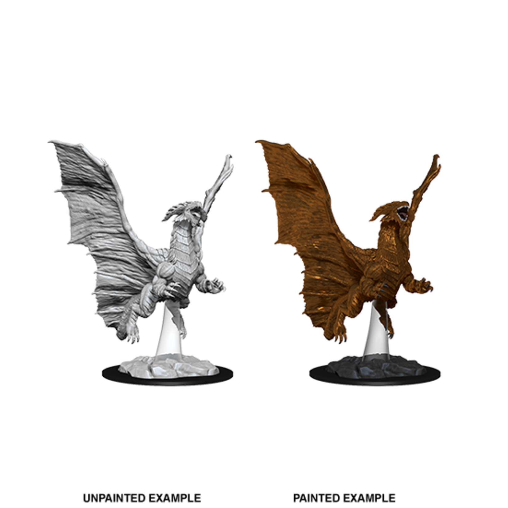 WizKids Dungeons & Dragons Nolzur`s Marvelous Unpainted Miniatures: W08 Young Copper Dragon